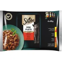 Sheba Mini Filets Traiteur Selection in Sauce Katzen-Nassfutter (Beutel 85 g)