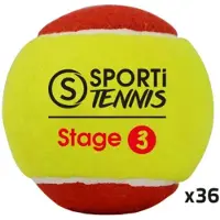 Sporti France Stage 3 Tennisbälle 36 Einheiten