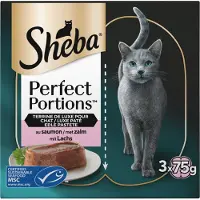 Sheba Perfect Portions Pastete mit Lachs Katzen-Nassfutter