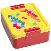 LEGO Brotdose Brick Pattern Orange
