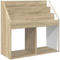 vidaXL Kinderregal Sonoma-Eiche 72,5 x 29,5 x 69 cm Holzwerkstoff