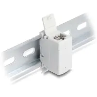 DeLOCK 90768, Flach, Grau, RJ-45, RJ-45, Weiblich, Weiblich