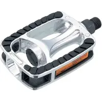 Force Trek Anti Slip Alu Pedals Silber