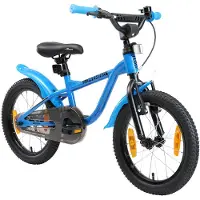 Löwenrad Kinder Fahrrad ab 4 Jahre | 16 Zoll Rad | Blau