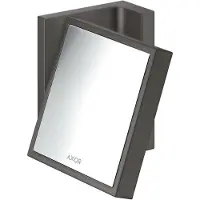 Hansgrohe Rasierspiegel Axor Uni. Rectangular neigbar, Wandmont., brushed black chrome