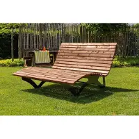 SCALANT Waldsofa Premium, Thermokiefer, Wellenliege, Sonnenliege