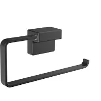 Emco cue anneau porte-serviettes, ouvert à droite, noir, 325513300, 325513300