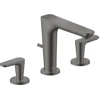 Hansgrohe 3-Loch-Waschtischarmatur 125 Axor Citterio C mit Zugstangen Ablaufg.PBC