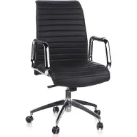 Hjh OFFICE ASPERA 10 - Profi Chefsessel Schwarz