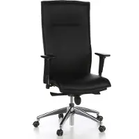 Hjh OFFICE MURANO 20 - Luxus Chefsessel Schwarz