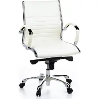 Hjh OFFICE PARMA 10 - Profi Chefsessel Weiß