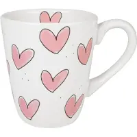 Blond Amsterdam Becher Rosa Herzen in Rosa - 350 ml | Gr.: onesize