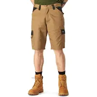 Dickies Everyday Polyester Herren Shorts in Braun mit Kniehöhe