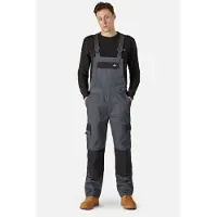 Dickies Arbeitsoverall Everyday Bib & Brace Herren Grey / Black-L