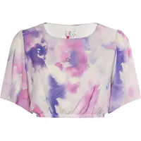 IZIA Bluse mit Batikmuster Damen Flieder Mehrfarbig