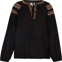 Usha Bluse Damen schwarz