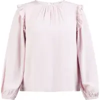 Usha Klassische lange Bluse Damen Mauve
