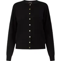 Faina Strickjacke Damen schwarz