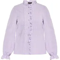 Faina Blusenshirt Damen Lavendel