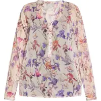 Usha Bluse Damen Creme Mehrfarbig