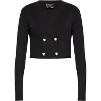 Faina Strickjacke Damen schwarz