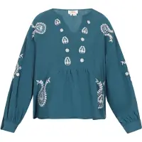 Usha Bluse Damen flaschengrün