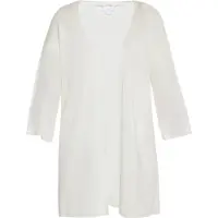 Usha Strickjacke Damen Wollweiß
