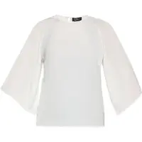 Usha Bluse Damen Wollweiß