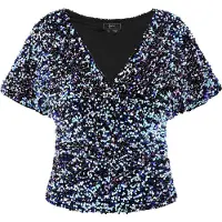 Faina Bluse Damen Blauminze