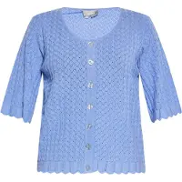 Usha Strickjacke Damen taubenblau