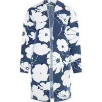 Usha Strickcardigan Damen marine weiss