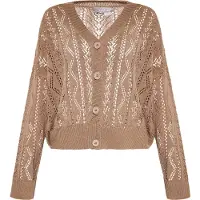Usha Strickjacke Damen Taupe