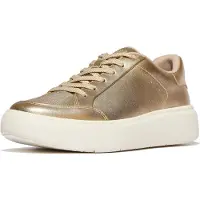 FitFlop Rtg Metallic-Leather Sneakers 38