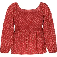 Usha Bluse in großen Größen Frauen Rot