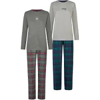 Happy Shorts Damen Pyjama ChristmasSchlafanzug, Pyjama Set, Nachtwäsche