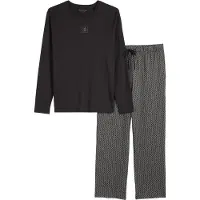 Marc O'Polo Herren Pyjama Blend & Pair CottonSchlafanzug, Pyjama Set, Nachtwäsche