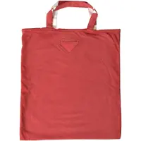 Prada Shopper aus Stoff in Rot