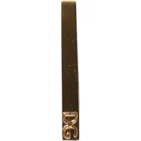 Dolce&Gabbana Goldfarbener Messing-Logo-Tuchklammer-Balken