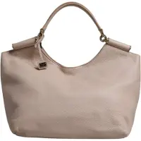 Dolce&Gabbana Hellrosa Rehleder-Logo-Plakette Tote mit Oberhandgriff Tasche