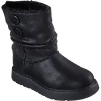 SKECHERS Schlupf-/Reißverschlußstiefelette Warmfutter bis 35mm Absatz (casual) KEEPSAKES LITE-FREEZING LOW