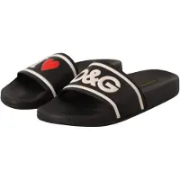 Dolce&Gabbana Dolce & Gabbana Sandalen aus Leder in Schwarz