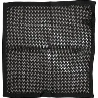 Dolce&Gabbana Schwarzes gemustertes Baumwoll-Quadrat-Tuch