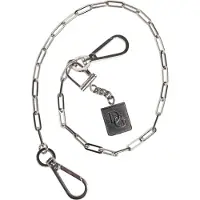 Dolce&Gabbana Silberfarbener Metallkette DG Charm Gürtel Schlüsselanhänger