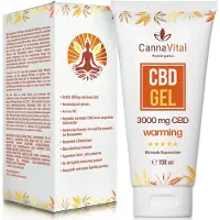 CannaVital Wärme-Gel mit CBD & Latschenkiefer – 3000 mg 150 ml Gel