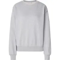 Calvin Klein Ls Archive Logo French History Grey Heather Größe: XL | Pullover Outlet | Damen | Grau