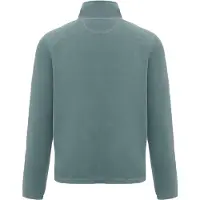 MO Fleecepullover Herren Türkis Grau