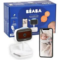 Beaba Draadlose Babyfon mit App, Nachtsicht, Clip, Thermometer, 6h Akku