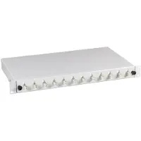EFB Elektronik Spleißbox teilbestückt LC OM3 ausziehbar 12 Kupplungen