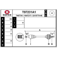 EAI Antriebswelle T97231A1