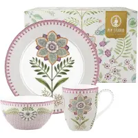 Pip studio Frühstücksset Lily & Lotus Lilac (Set von 3)